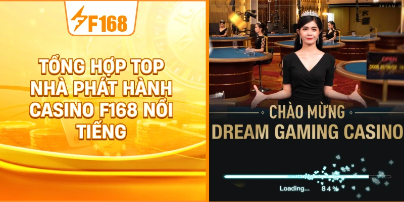 Tổng Hợp Top Nhà Phát Hành Casino F168 Nổi Tiếng