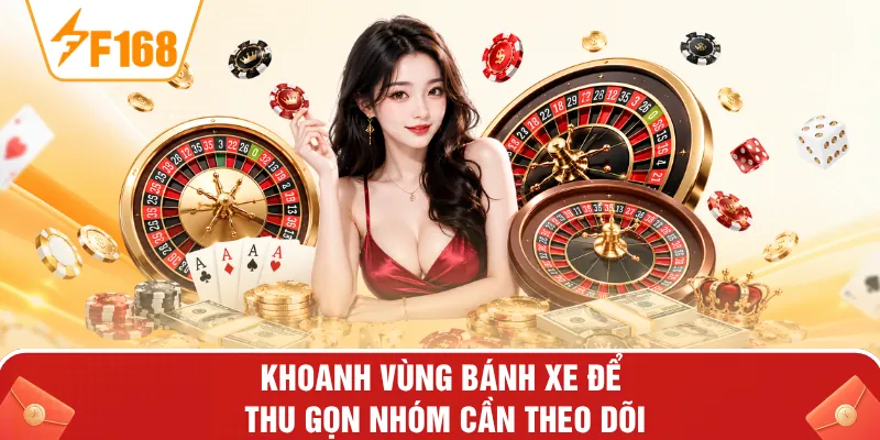 Khoanh vùng bánh xe để thu gọn nhóm cần theo dõi Khoanh vùng bánh xe để thu gọn nhóm cần theo dõi